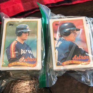 HOUSTON ASTROS Baseball Cards Assorted ‘81-91
